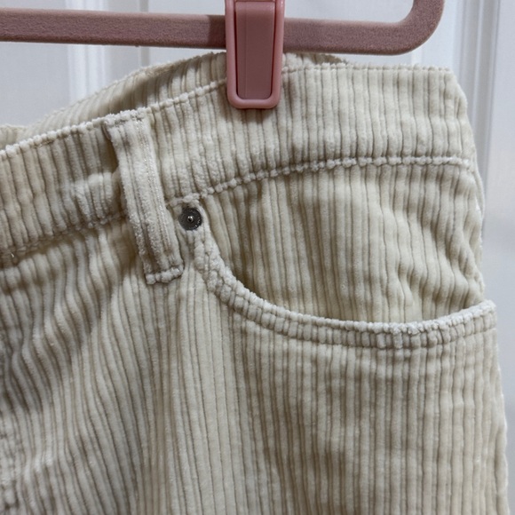 Women’s Corduroy Wide leg Plus size 18W Ivory Pants - Picture 10 of 10